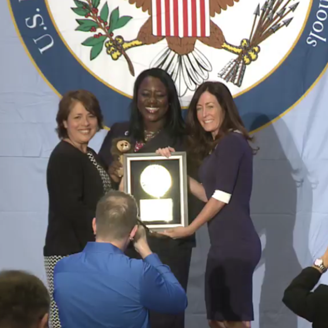 Cook is awarded as a Blue Ribbon School! How exciting!
