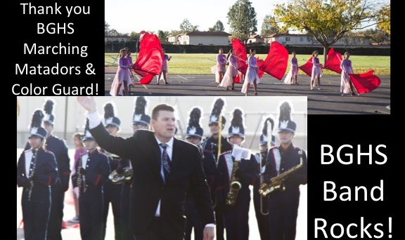 Bolsa Grande High School performs for our Cook Lions.
