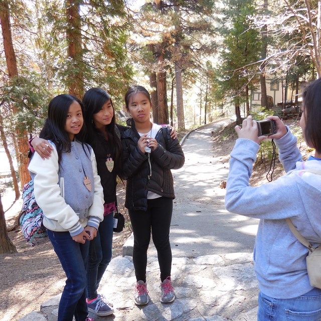These lovely ladies want to document their unique experience out in nature.