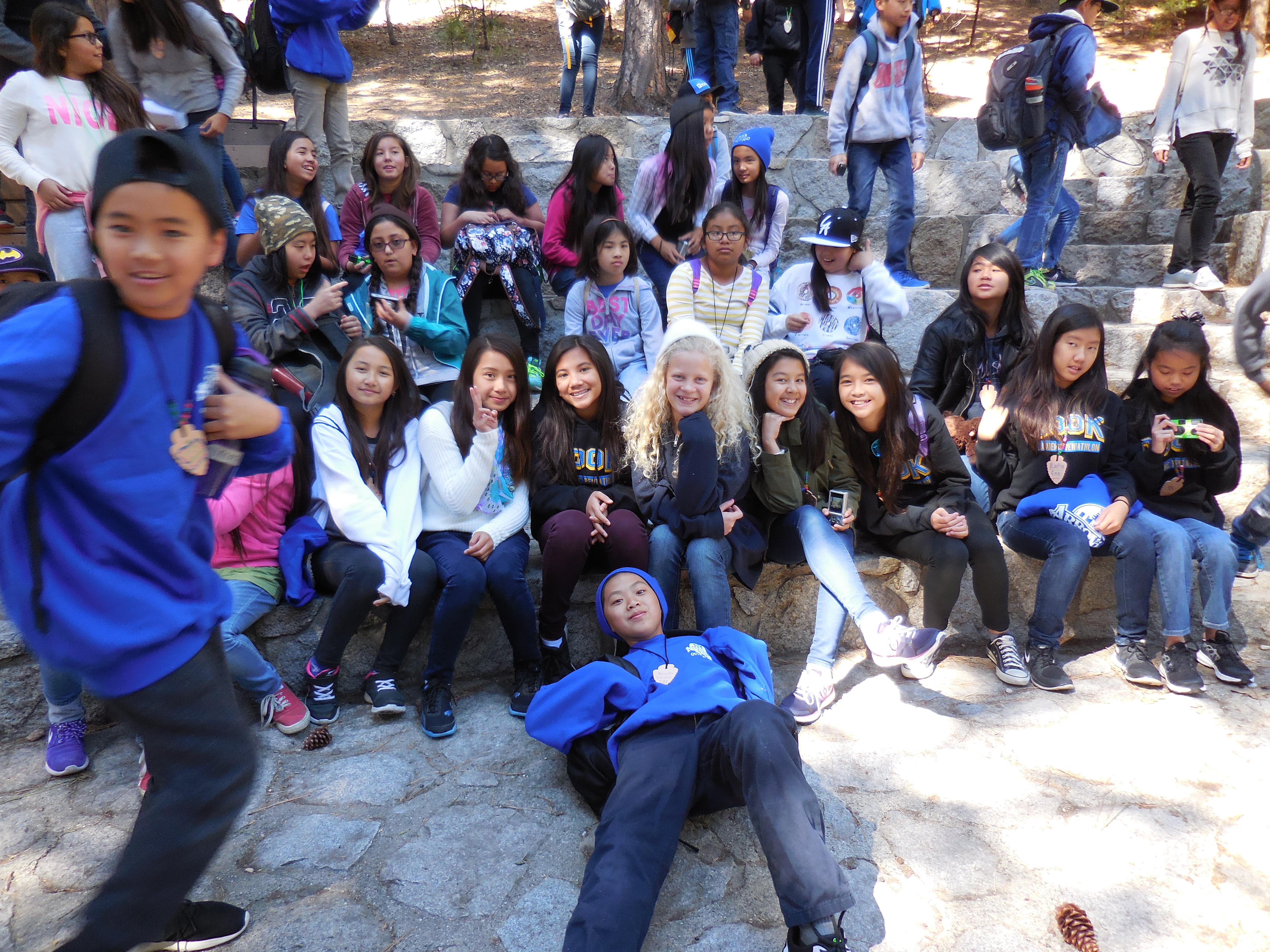 We are proud of a large group of eager learners.