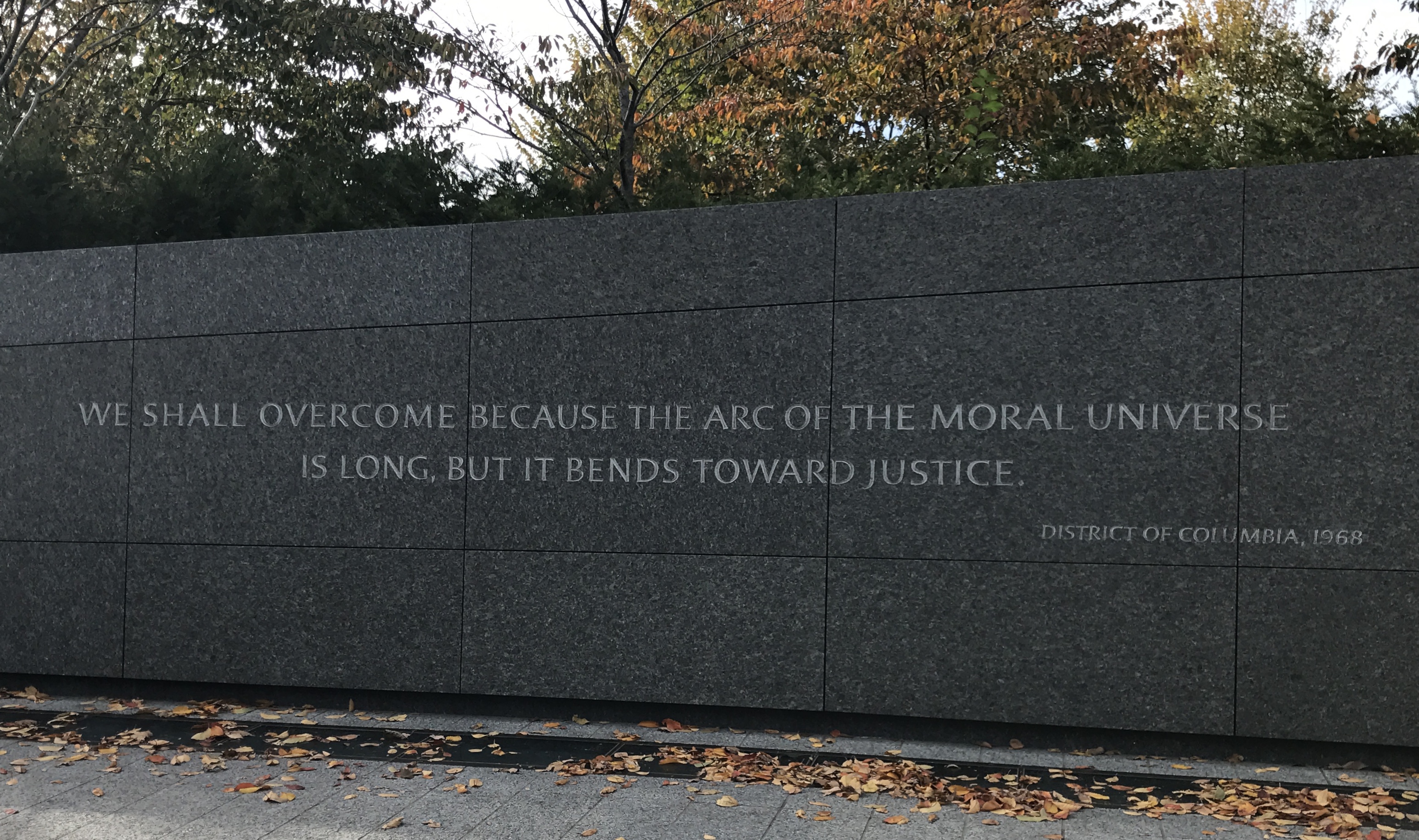 Powerful messages are found throughout the trip, intensifying the experience.