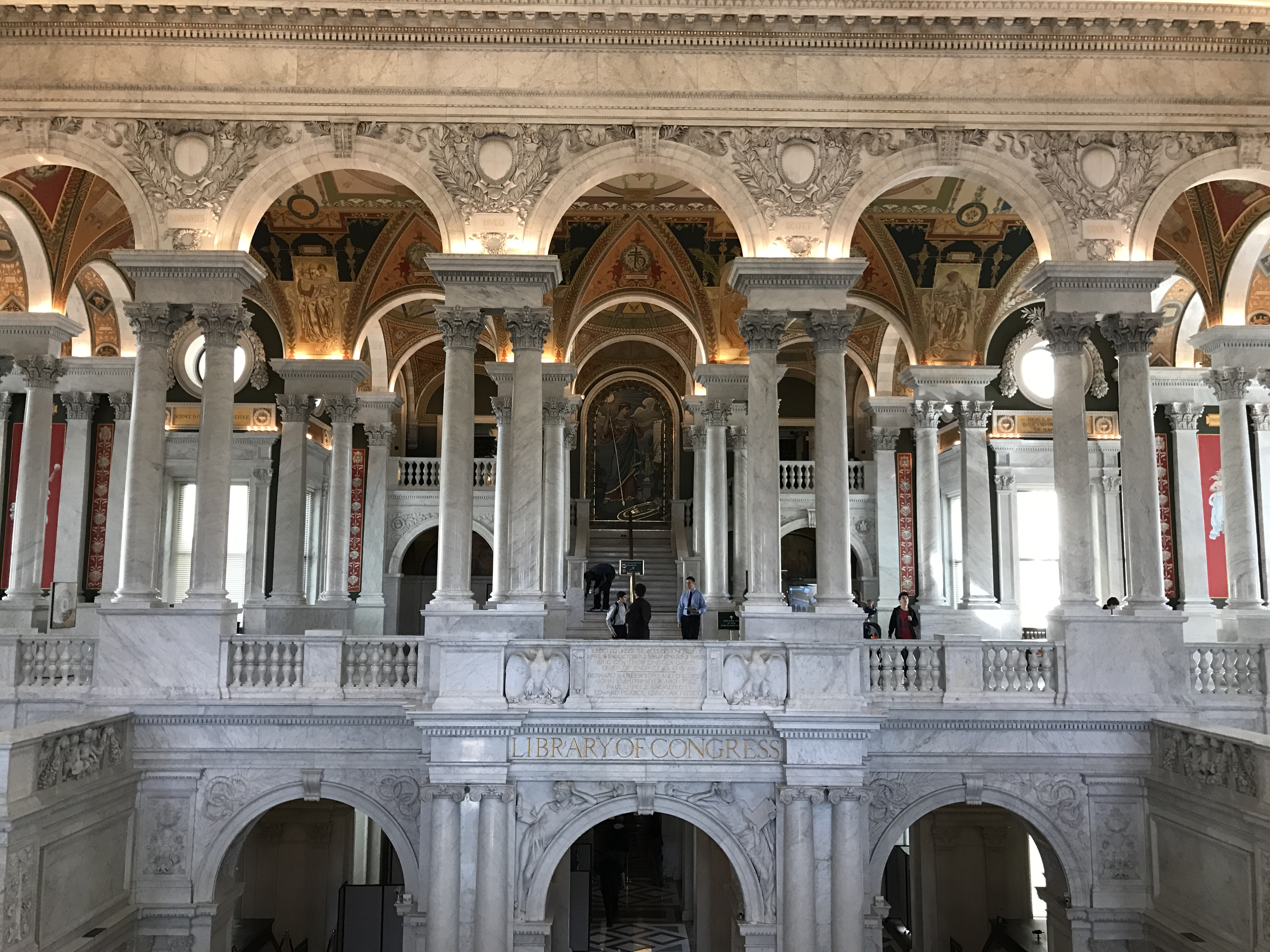 The Library of Congress is one of the most significant landmarks from the trip.