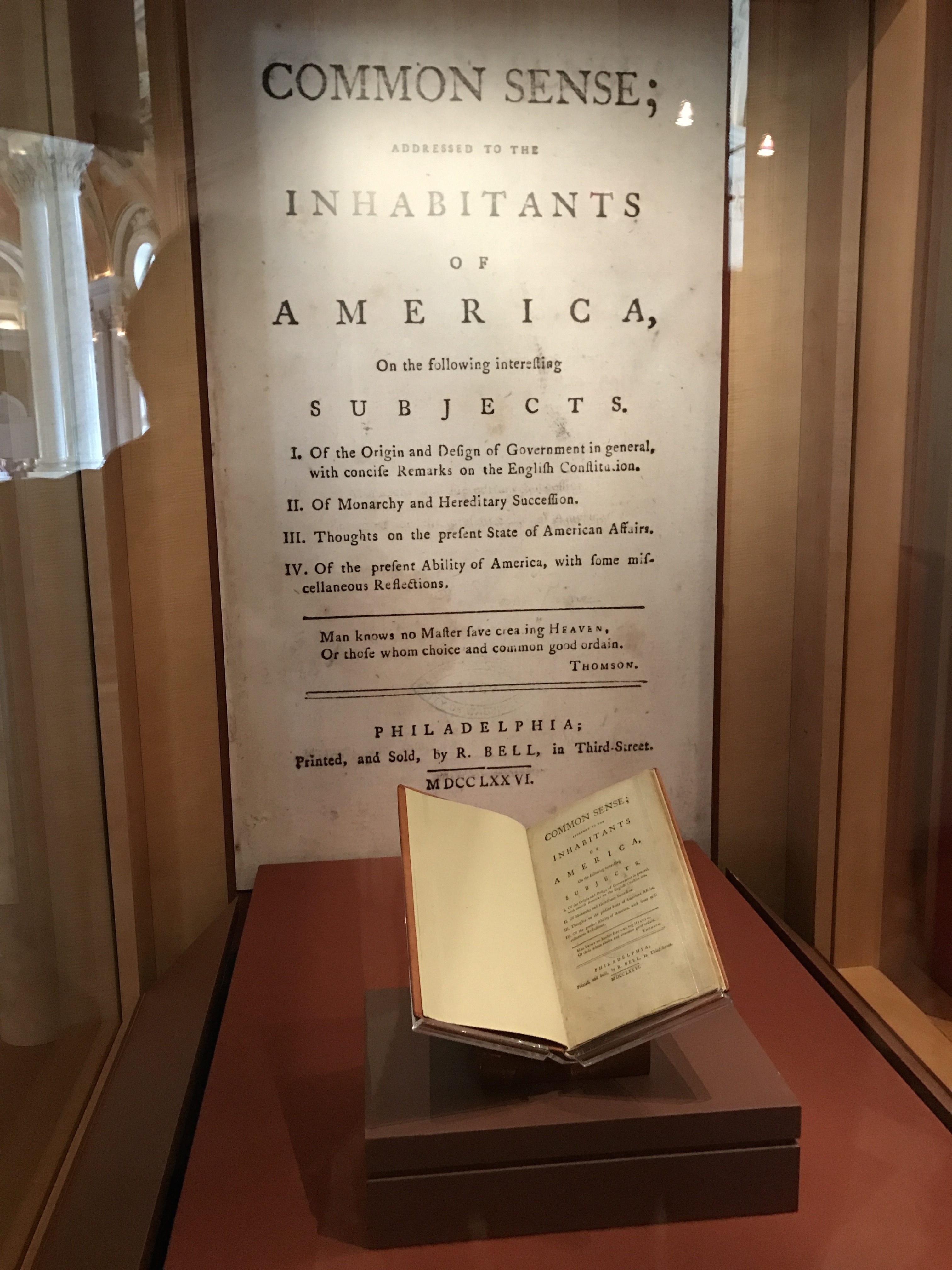 American documents are available for anyone to look at.