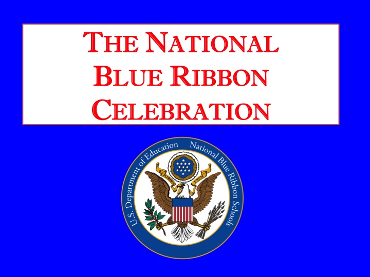 Cook Elementary was proudly named a National Blue Ribbon school. Good job Lions!