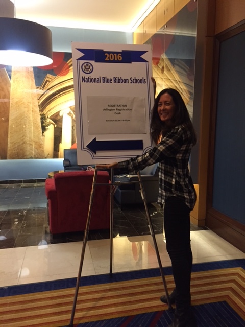 The Blue Ribbon celebration is proudly coordinated by our staff.