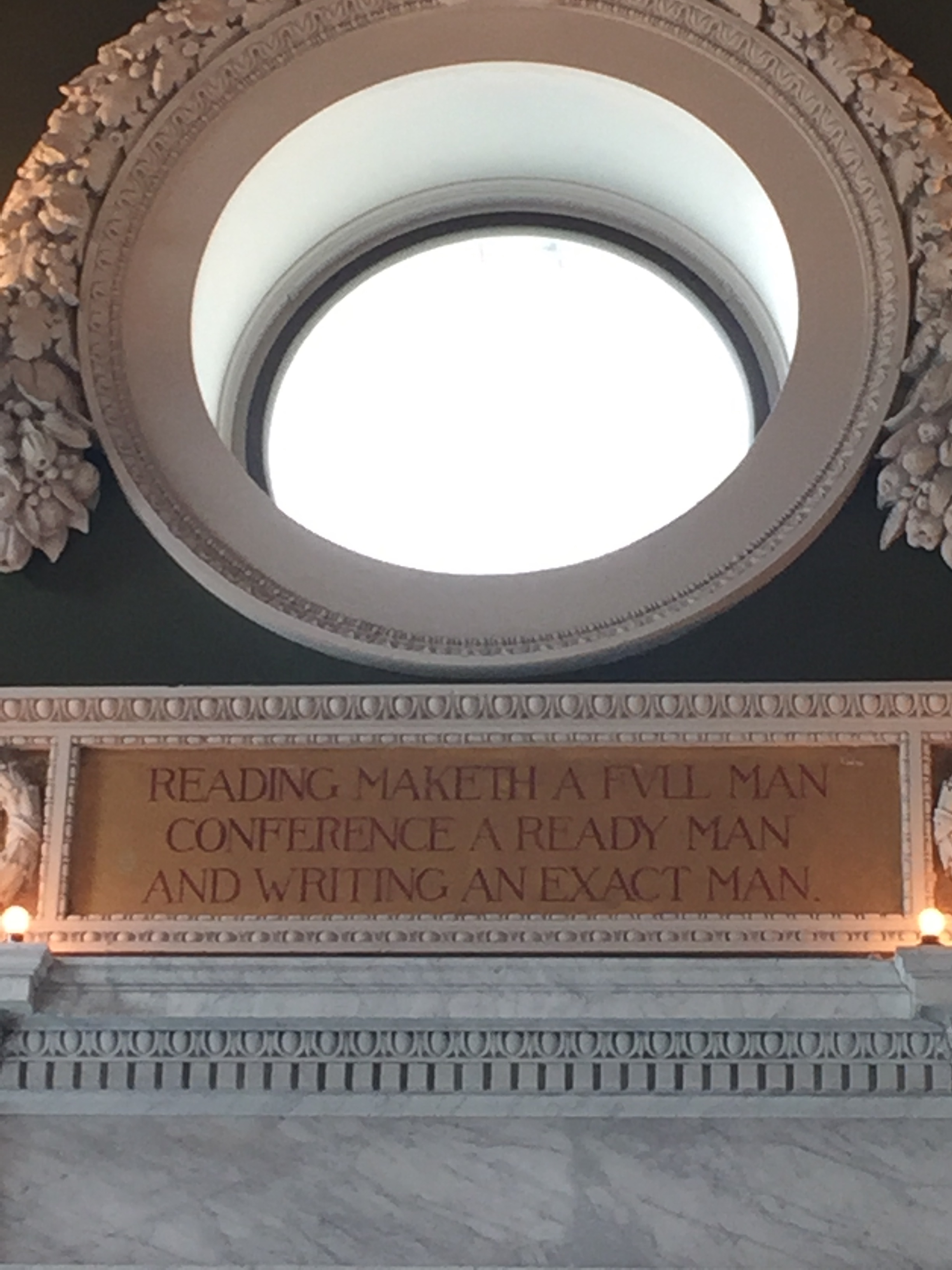The Library of Congress is full of vital information and deep, resonating quotes.