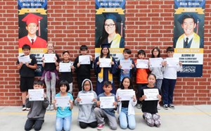 Bolsa Grande Students Promote College Goals at Cook Elementary - article thumnail image