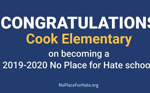 Cook is a No Place for Hate School - article thumnail image